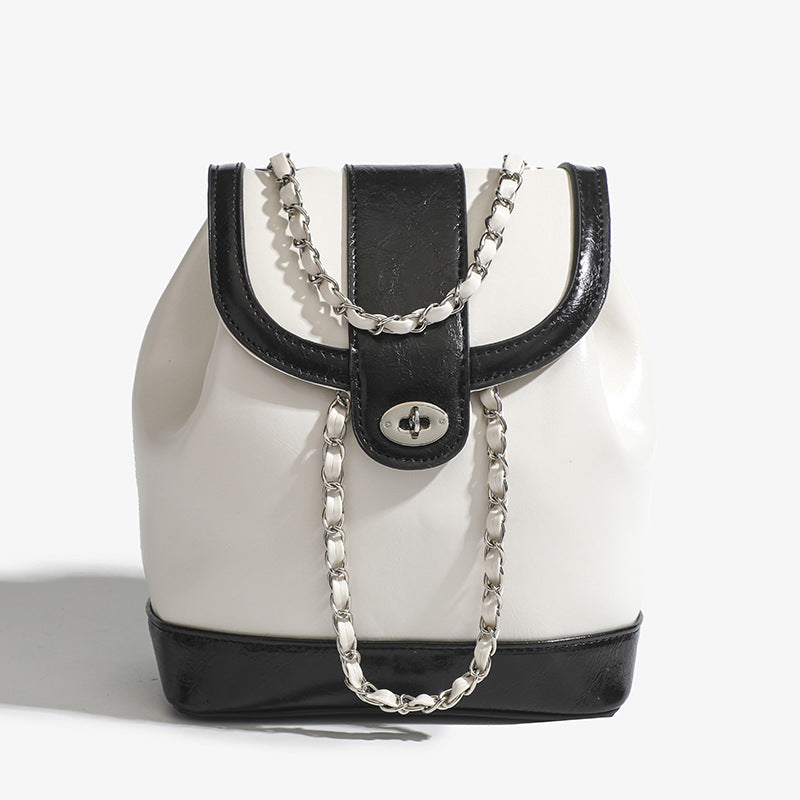 Versatile Simple Chain High-grade Korean Style Backpacks