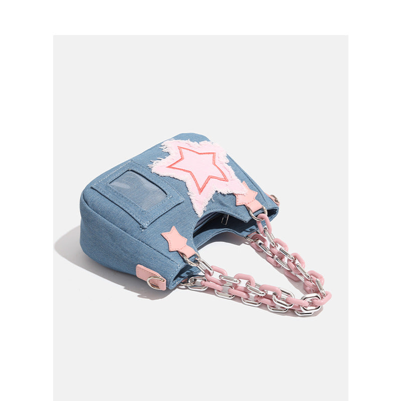 Peripheral Secondary Medium Food Volume Daily Cartoon Shoulder Bags