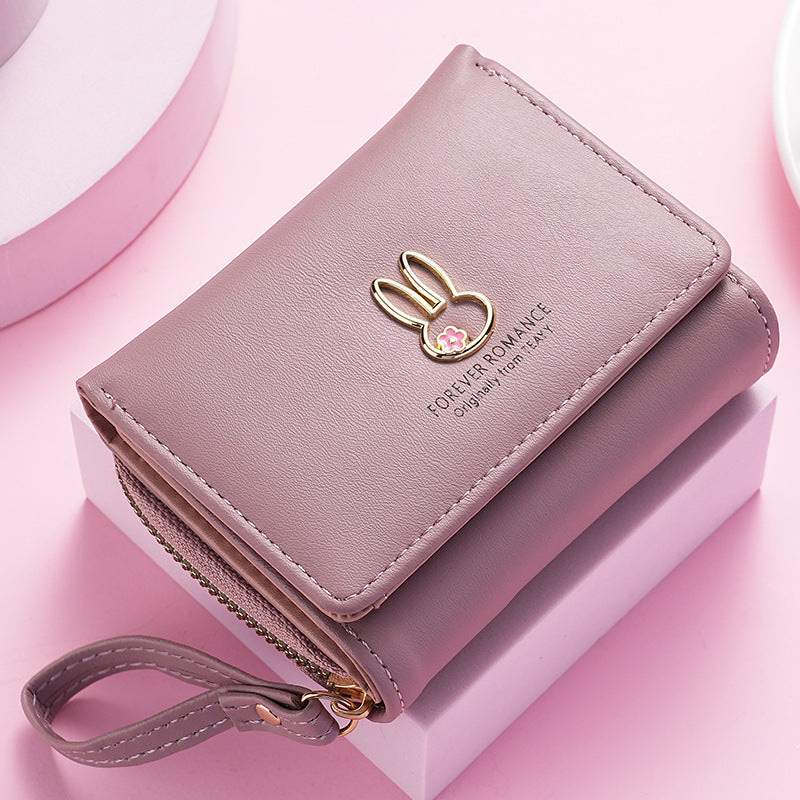 Women's Short Fashion Simple Korean Style Multiple Ladies Wallets