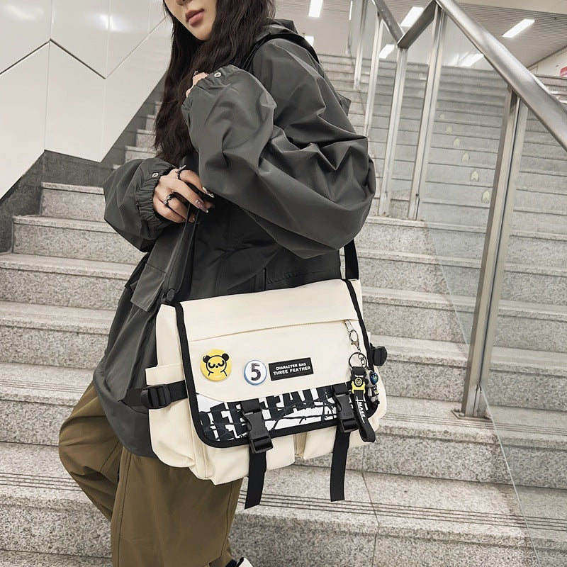 Men's Fashion Leisure Couple Large Capacity Class Men's Messenger Bags