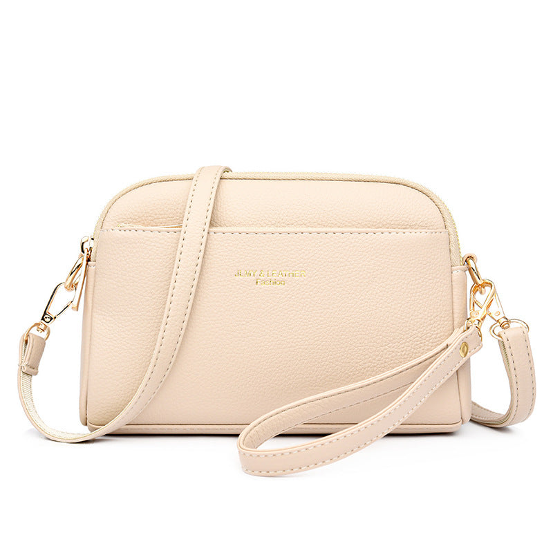 Women's High-grade Double Compartment Large Capacity Mobile Shoulder Bags