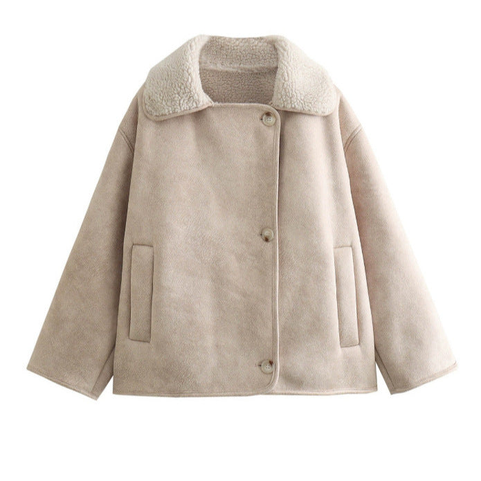 Women's Cool Attractive Suede Thick Warm Jackets