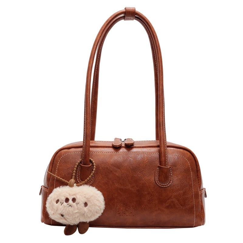 Women's Korean Trendy Portable Bowling Fashionable Pillow Shoulder Bags