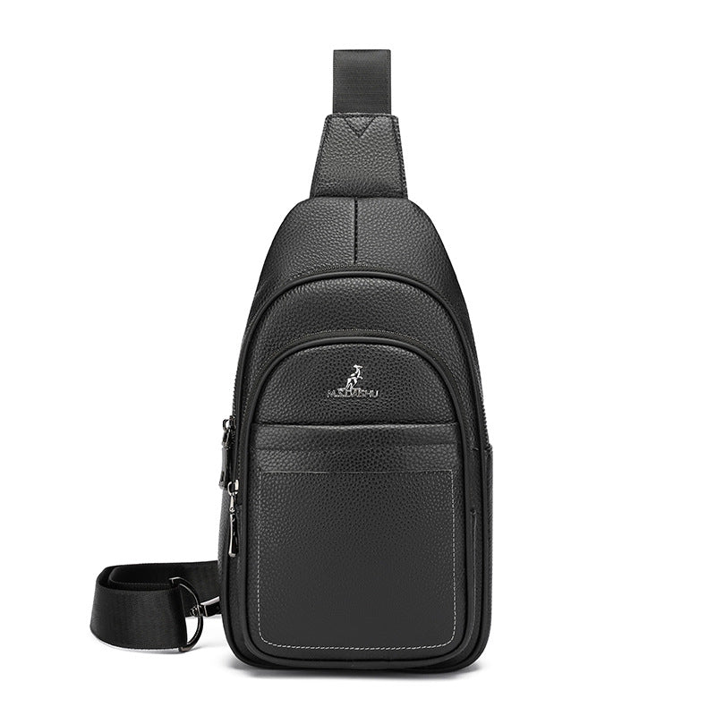 Men's Full Cowhide Genuine Leather Multifunctional Oxford Men's Messenger Bags