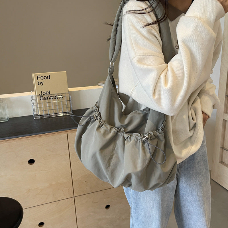 Women's Large Capacity Tooling Style Simple Daily Crossbody Bags