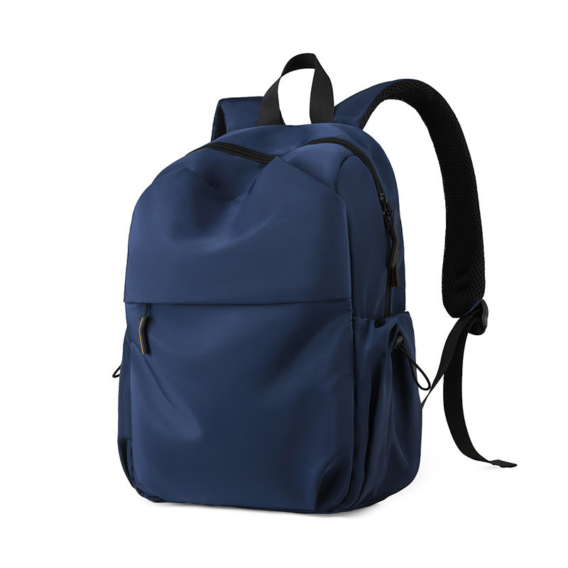 Men's Solid Color Commute Large Capacity College Backpacks