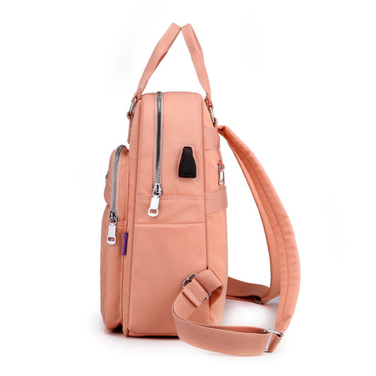Women's Pretty College Charging Trendy Computer Backpacks