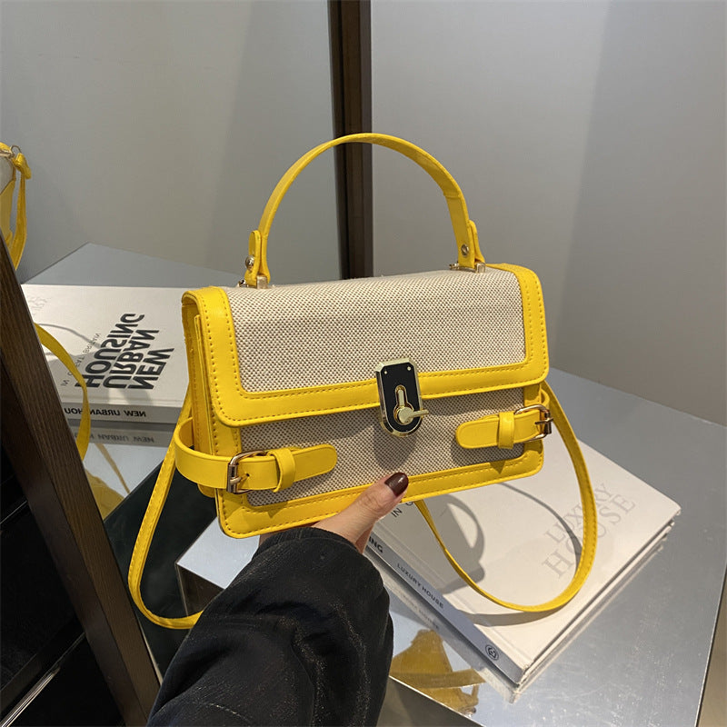 Popular Summer Trend Contrast Color Western Shoulder Bags