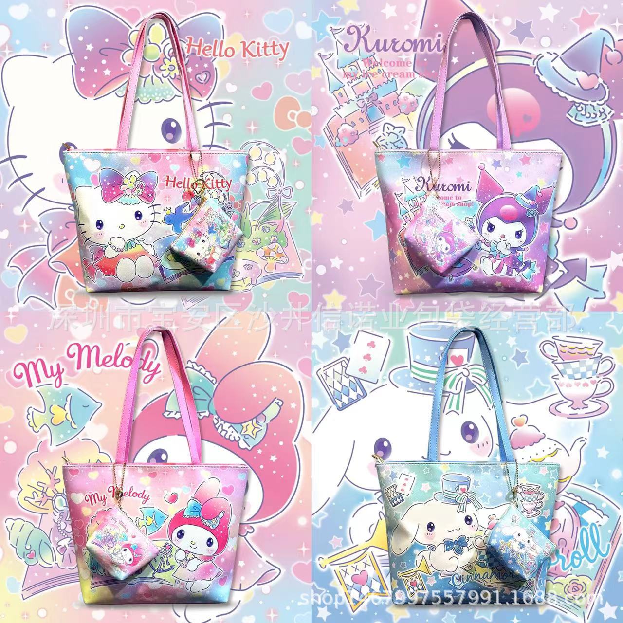 Women's Fashion Printed Tuition Large Capacity Commuter Shoulder Bags