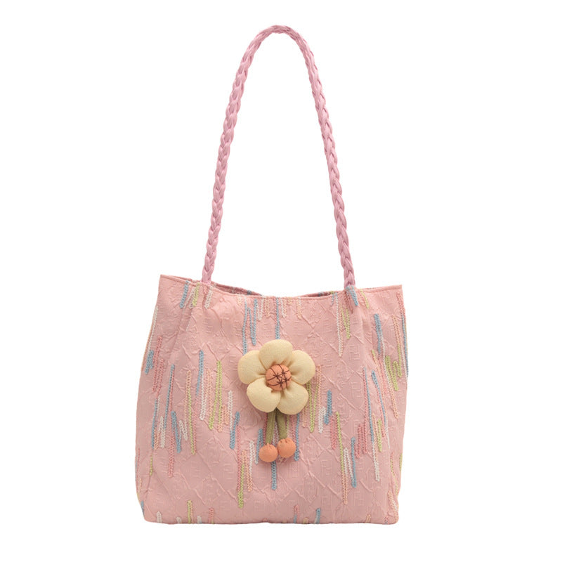 Women's Canvas Large Capacity Summer College Class Shoulder Bags