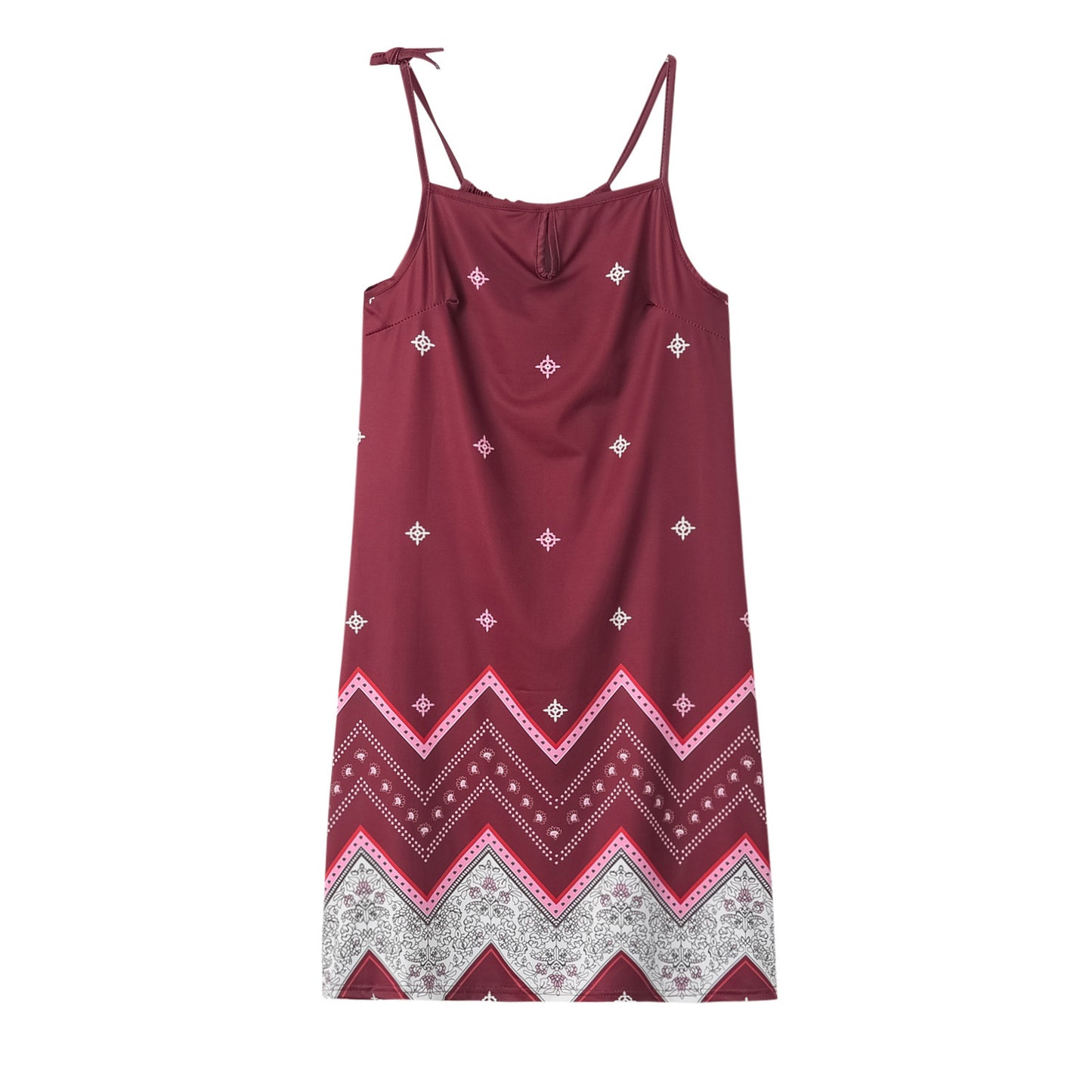 Women's Summer Positioning Flower Sling Slim Sleeveless Dress