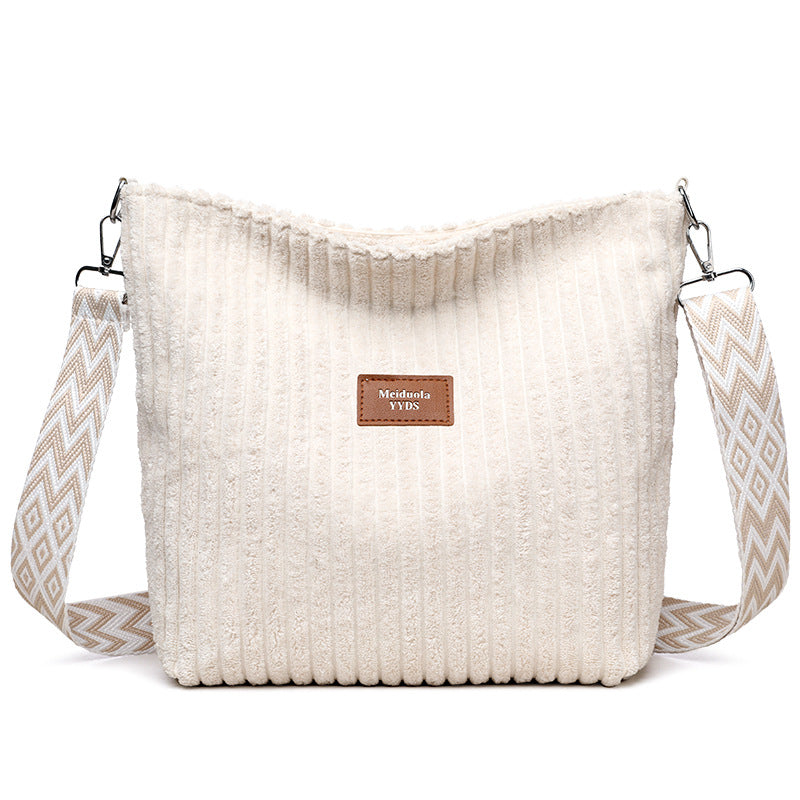 Women's Large Capacity Fashion Simple Commute Solid Crossbody Bags
