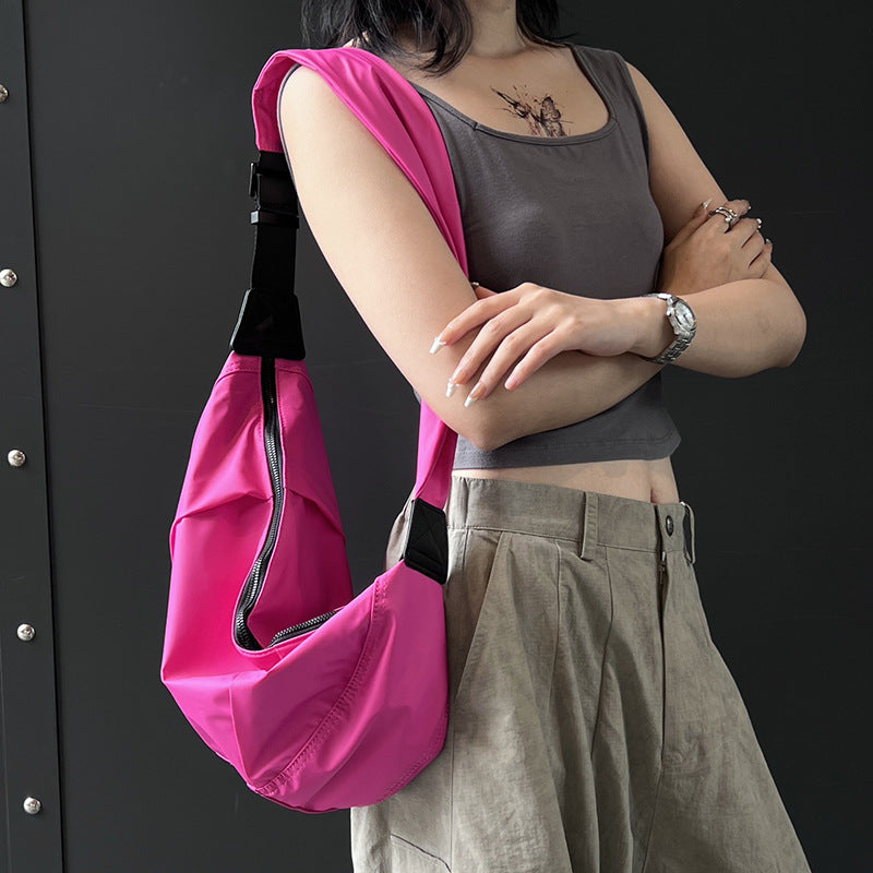 Oxford Cloth Simple Large Capacity Lightweight Crossbody Bags