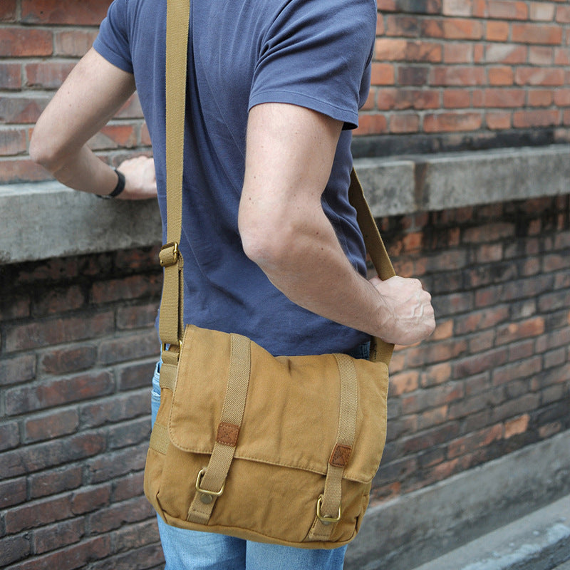Men's S. C. Cotton Canvas High-grade Men's Messenger Bags