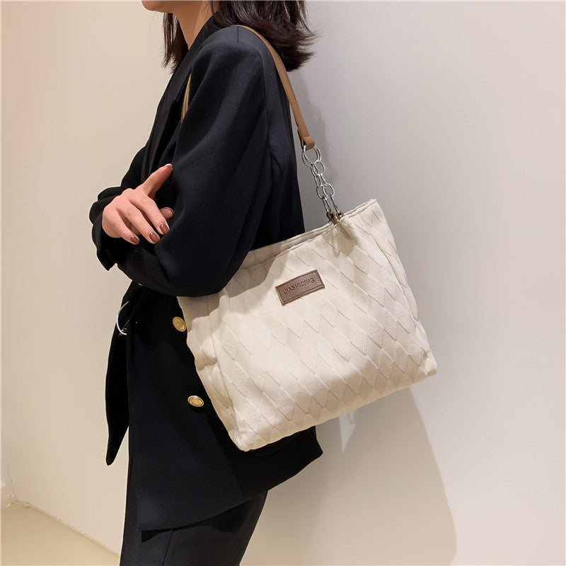 Women's Large Capacity Fashion Commuter College Class Shoulder Bags