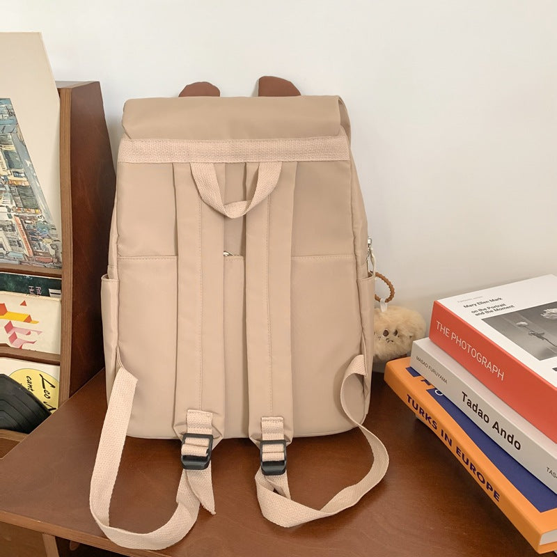 College Korean Style Capybara Leisure Class Large Backpacks