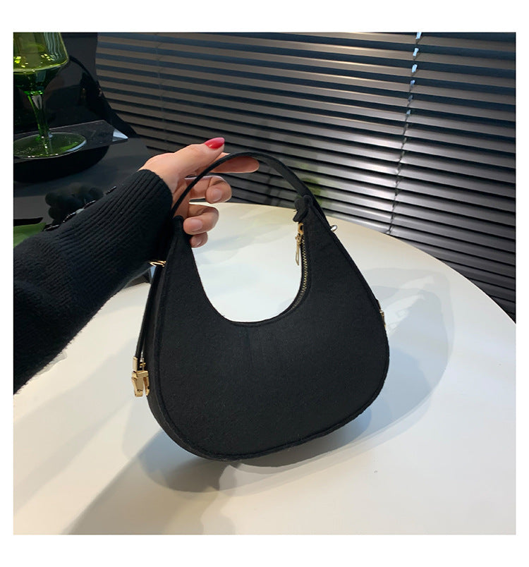 Women's Fashion Crescent Trendy Underarm Cost-effective Bags