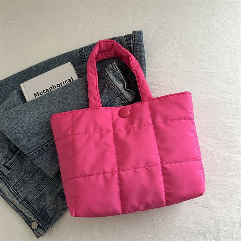 Korean Style Cotton Clothes Large Capacity High Tote Bags