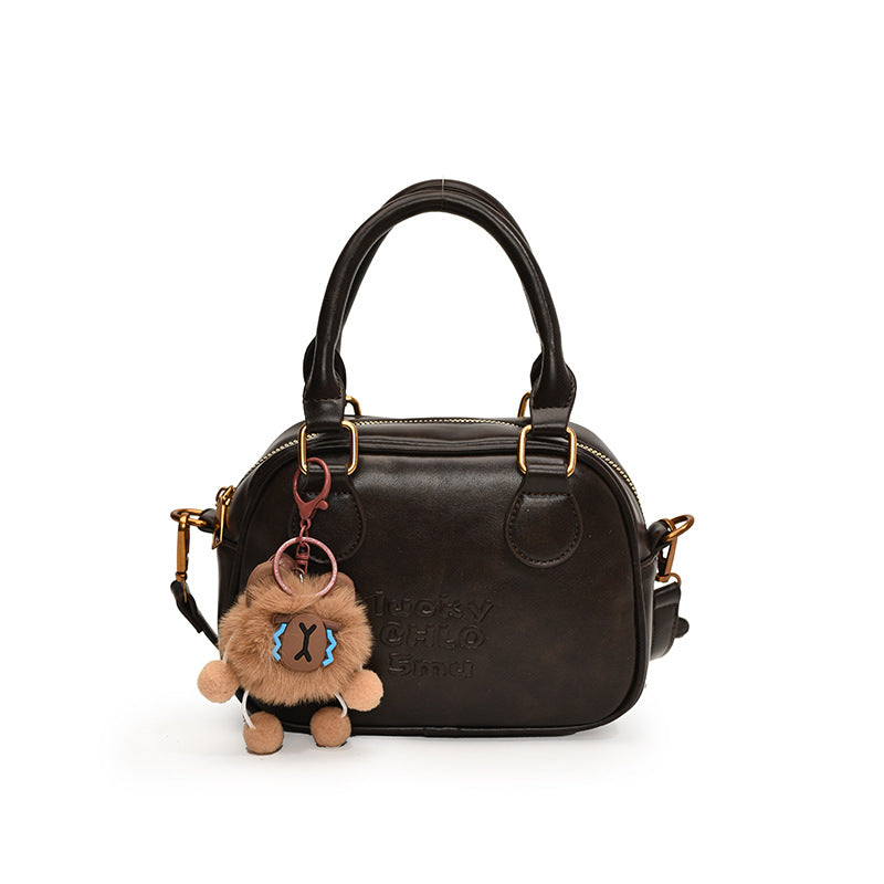 Women's Niche Retro Textured Pillow Fashion For Crossbody Bags