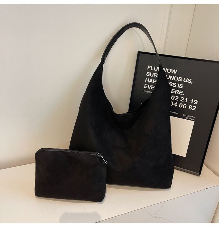 Women's Capacity Commuter Summer High Sense Frosted Shoulder Bags