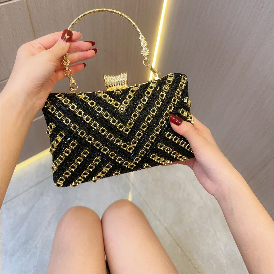 Rhinestone Wedding Birthday Banquet Diagonal Dinner Evening Bags