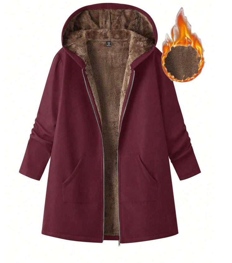 Women's Veet Cold Protection Thickening Warm Berber Coats