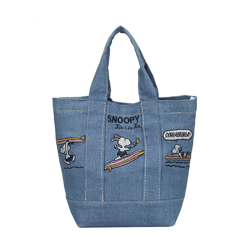Women's Cartoon Snoopy Canvas For Going Out Crossbody Bags