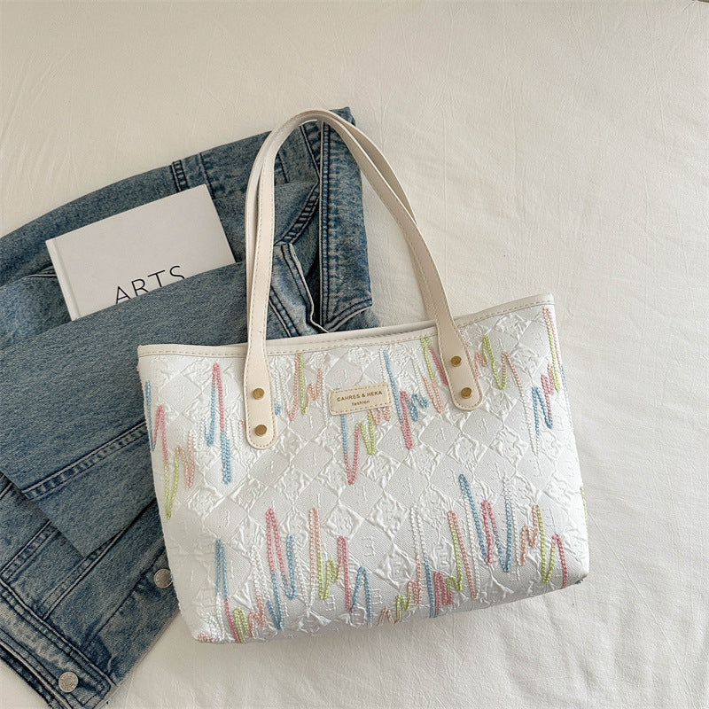Women's Commute Large Capacity Nylon Cloth Western Shoulder Bags