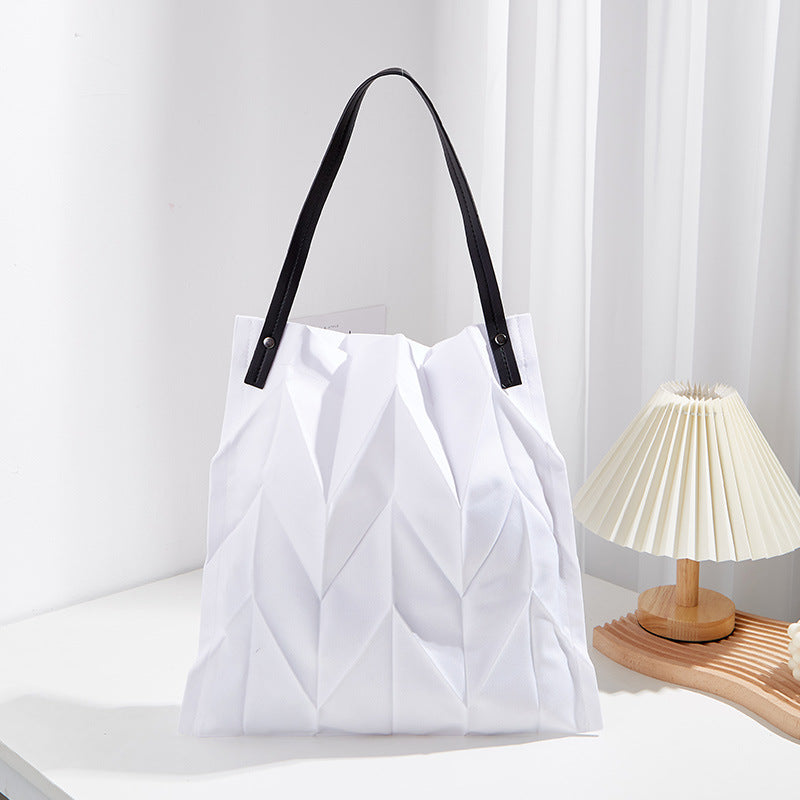 Trendy Design Geometric Canvas Large Capacity Bags
