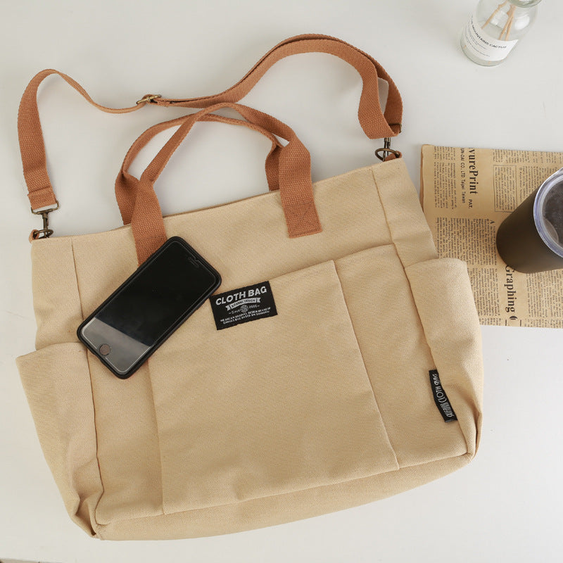 Canvas Thickened Leisure Computer Simple Portable Crossbody Bags
