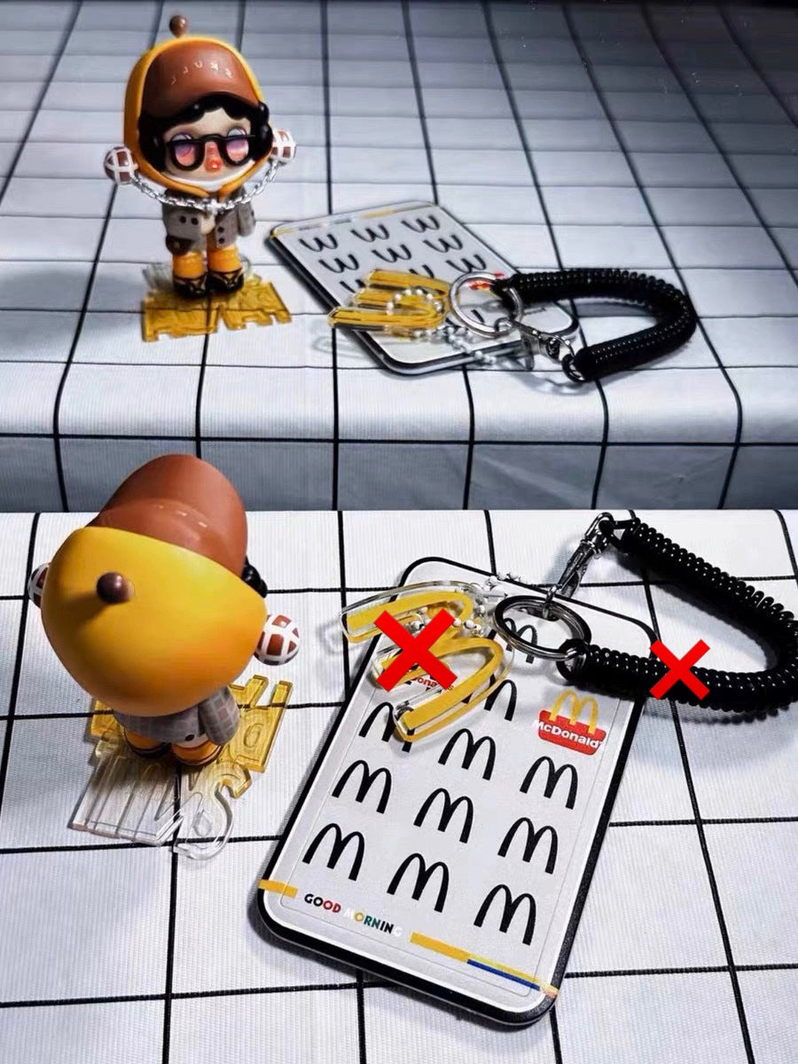 Cute Meal Bus Subway License Ornament Card Holder