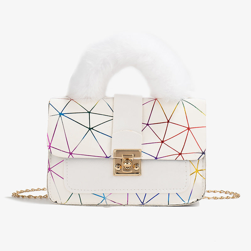 Women's Fashion Plush Good-looking Temperament Leisure Versatile Crossbody Bags