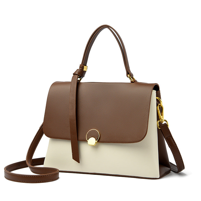 Women's Color Matching Portable For Girlfriend High-grade Bags