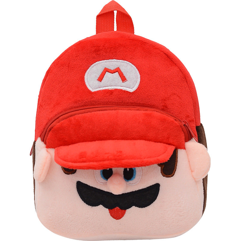 Classy Cute For Boys Cartoon Plush Backpacks