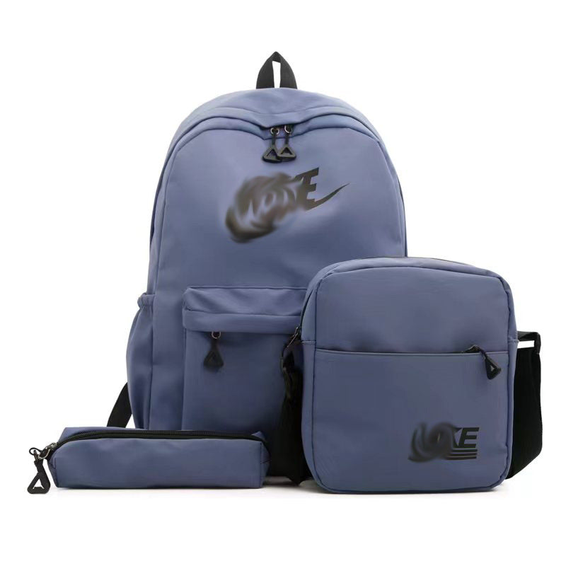 Elegant Slouchy Three-piece Trendy College Exercise Backpacks