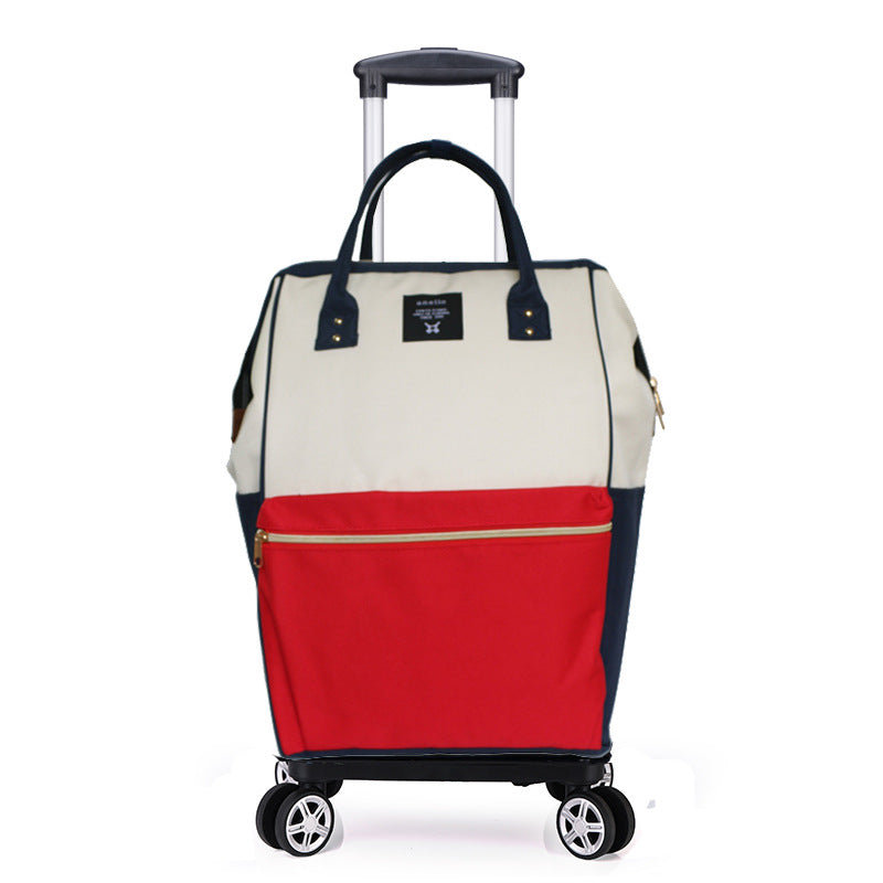 Distance Fashion Pull Waterproof Large Capacity Back Dual-purpose Travel Bags