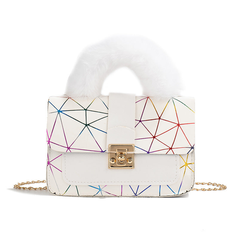 Women's Fashion Plush Good-looking Temperament Leisure Versatile Crossbody Bags