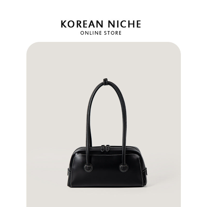 Niche Design Retro Advanced Texture One Female Shoulder Bags