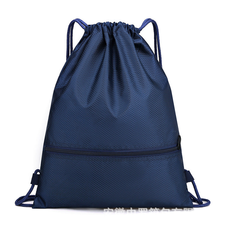 Basketball Waterproof Oxford Fabric Drawstring Diamond Sports Backpacks