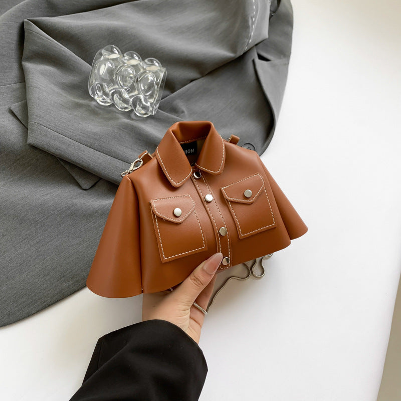 Women's Niche Personality Design Fashion Shirt Summer Crossbody Bags