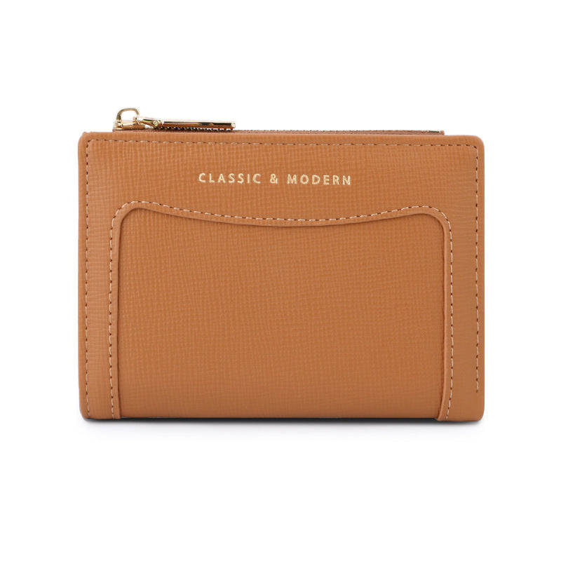 Women's Unique Stitching Fashion Short Design Ladies Wallets