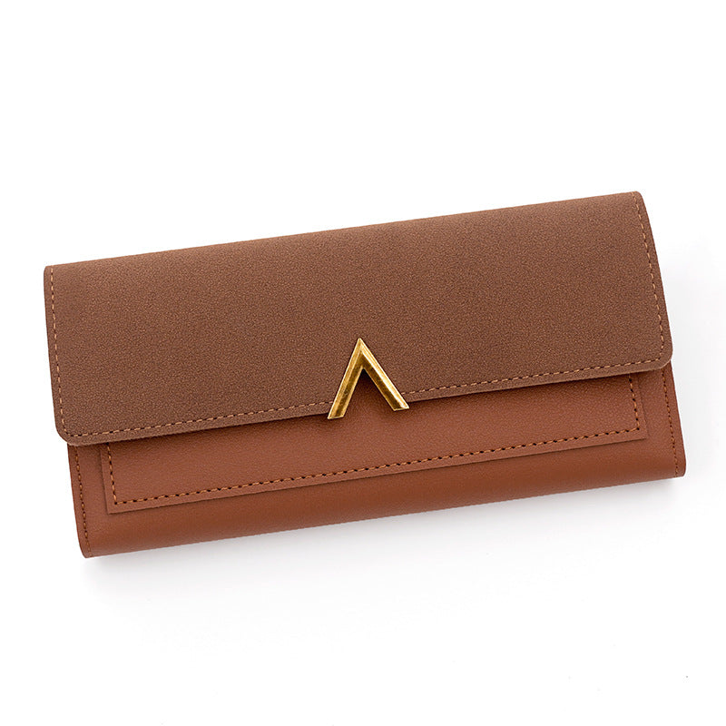Women's Glamorous Fashion Simple Long Clutch Ladies Wallets