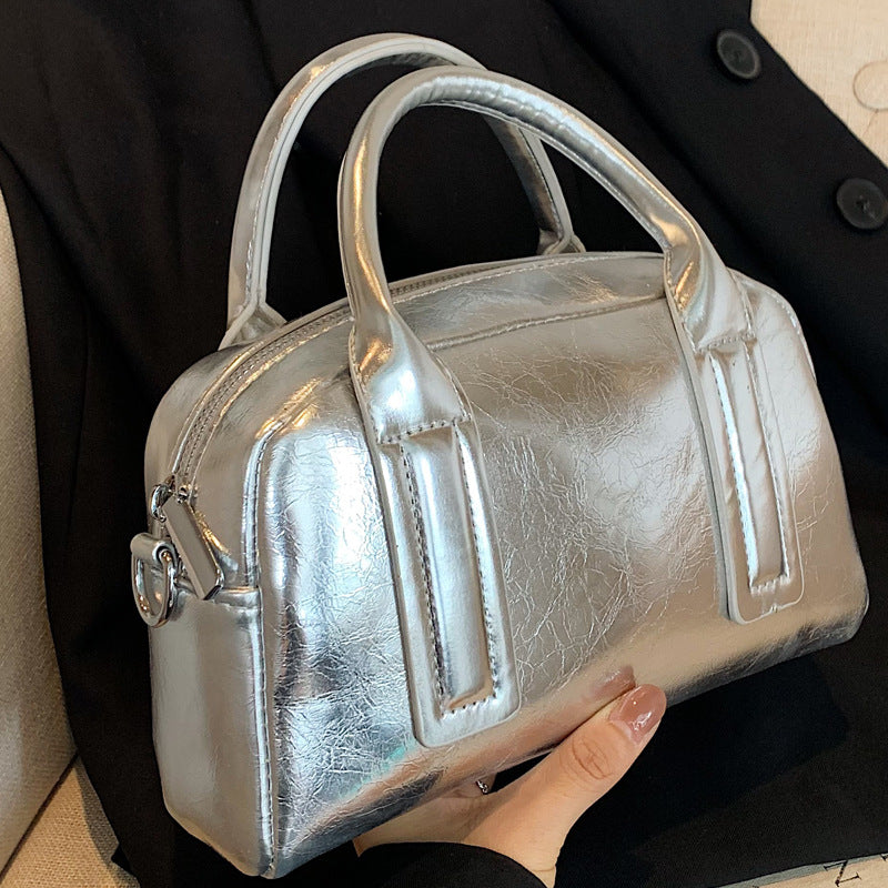Women's Design Bowling Boston Fashion Portable Glossy Bags