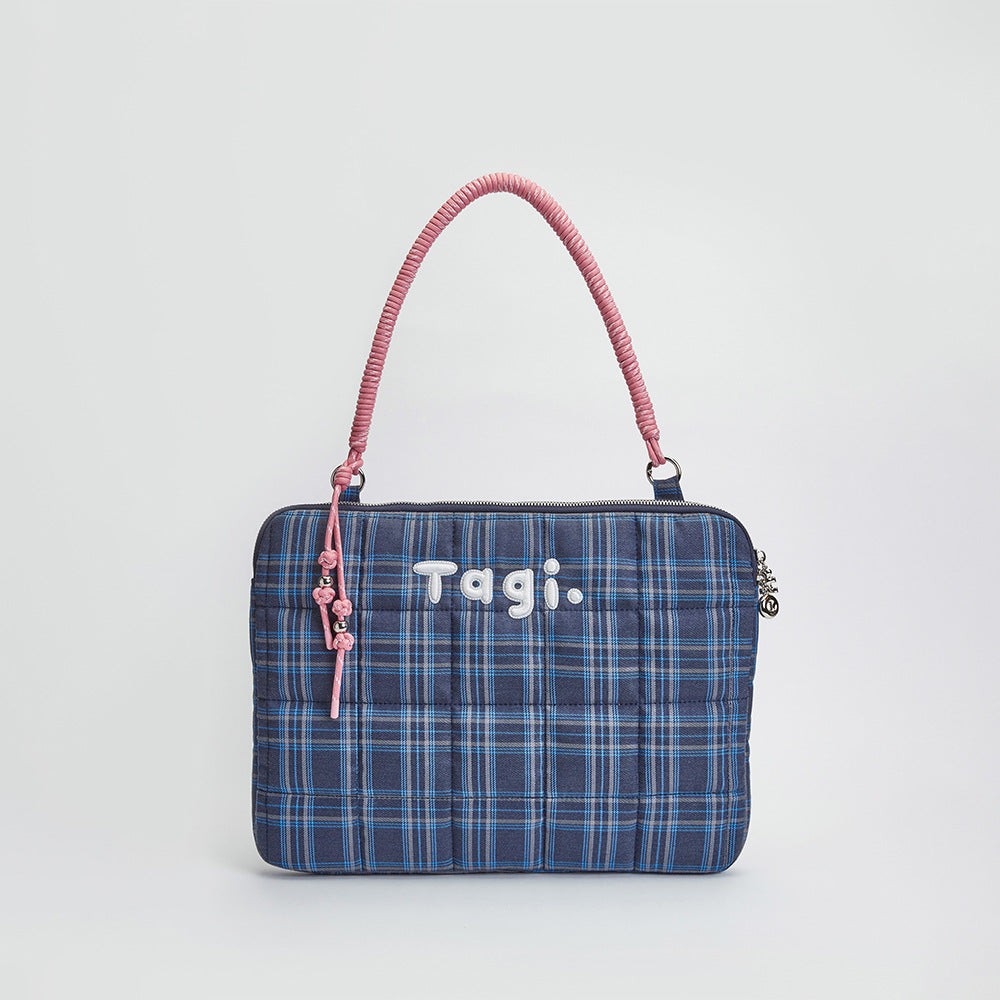 Pillow Embroidery Beaded Inch Large Capacity Laptop Bags