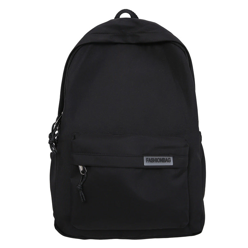 Women's & Men's & Solid Color Nylon Versatile Large Backpacks
