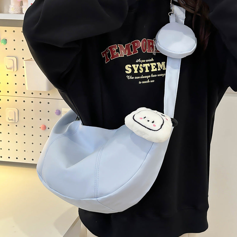 Junior High Simple Leisure Versatile Large Crossbody Bags
