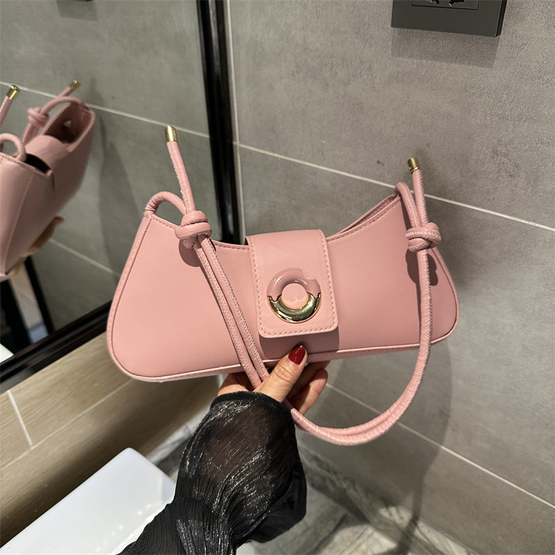 French Minority Texture Underarm Summer Solid Armpit Bags