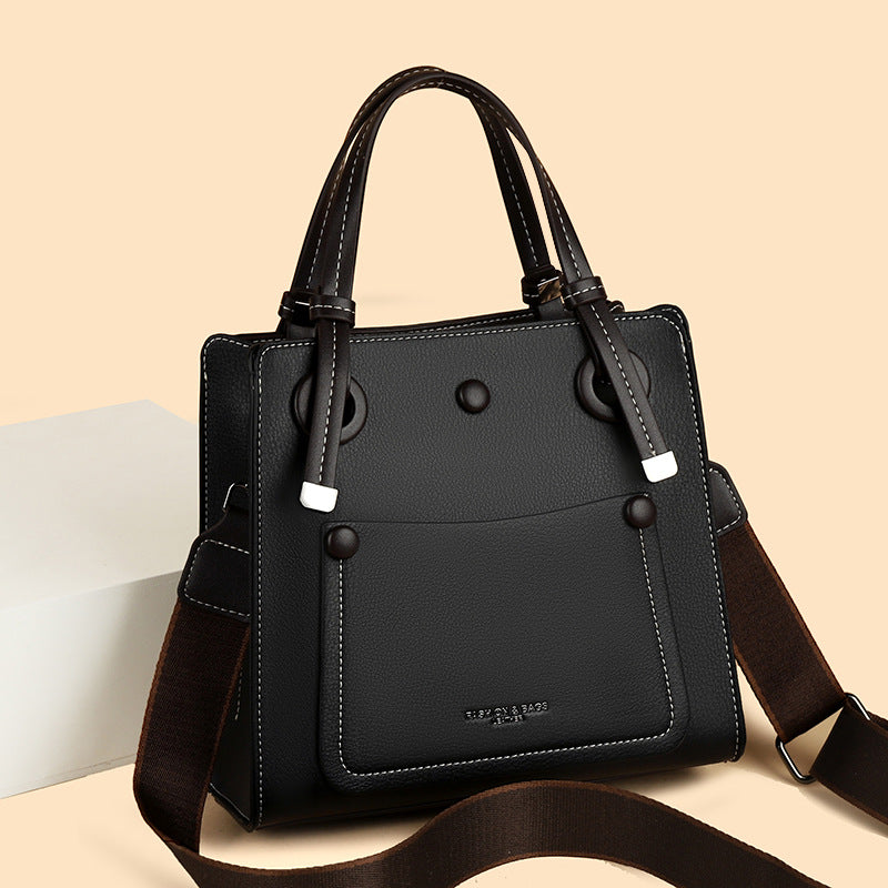 Women's Portable Fashionable Stylish Broadband Design Handbags