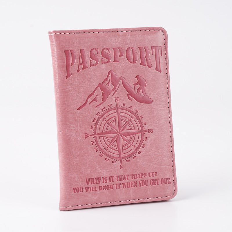 Passport Cover Position Ticket Clip Straight Card Holder