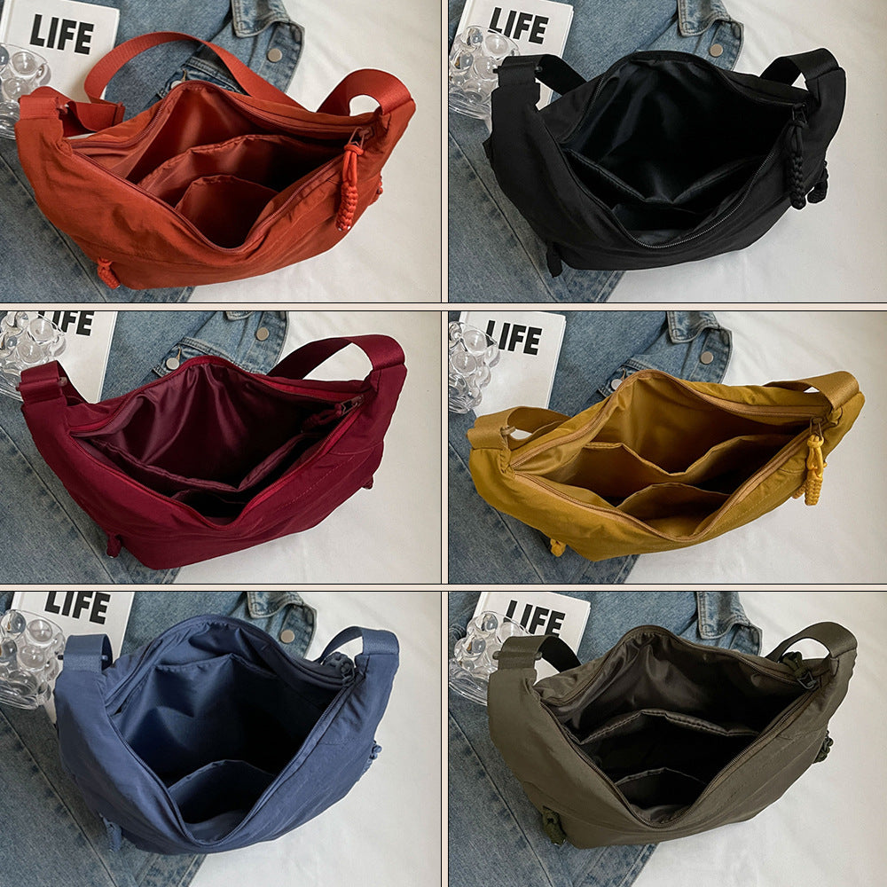 Cloth Female Class Nylon Large Capacity Crossbody Bags